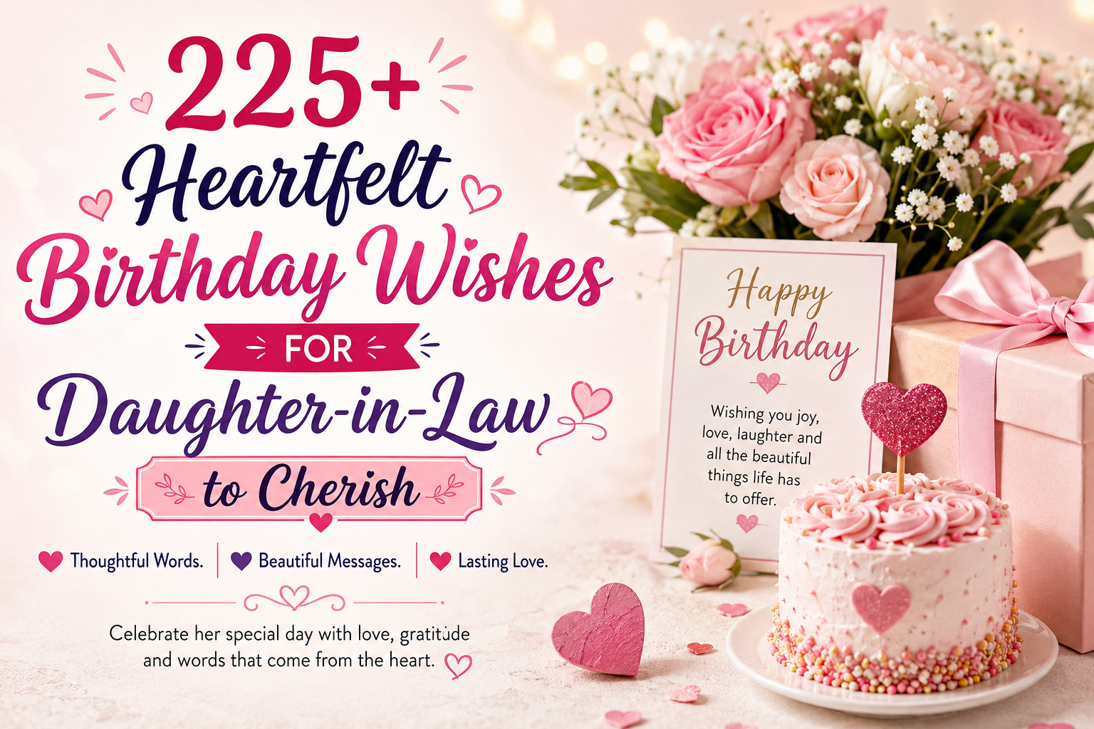 225+ Heartfelt Birthday Wishes for Daughter-in-Law to Cherish