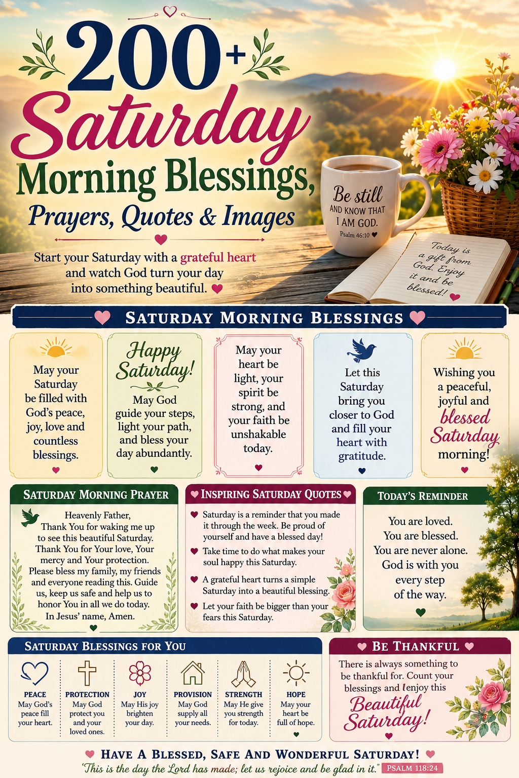 200+ Saturday Morning Blessings, Prayers, Quotes & Images