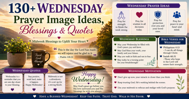 130+ Wednesday Prayer Image Ideas, Blessings & Quotes