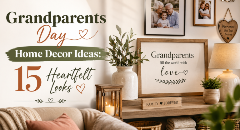 Grandparents Day Home Decor Ideas: 15 Heartfelt Looks