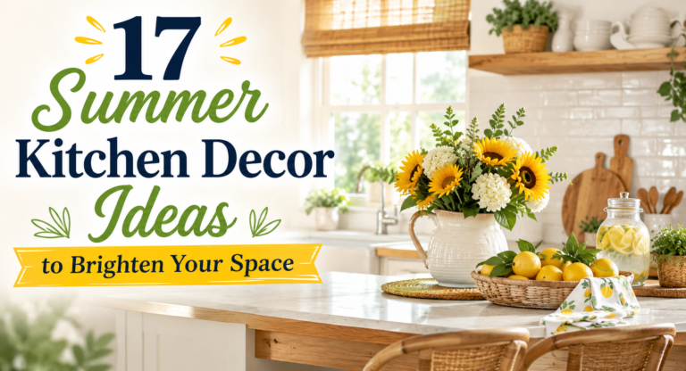 17 Summer Kitchen Decor Ideas to Brighten Your Space