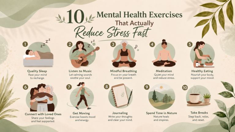 10 Mental Health Exercises That Actually Reduce Stress Fast
