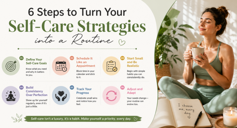 6 Steps to Turn Your Self-Care Strategies into a Routine 