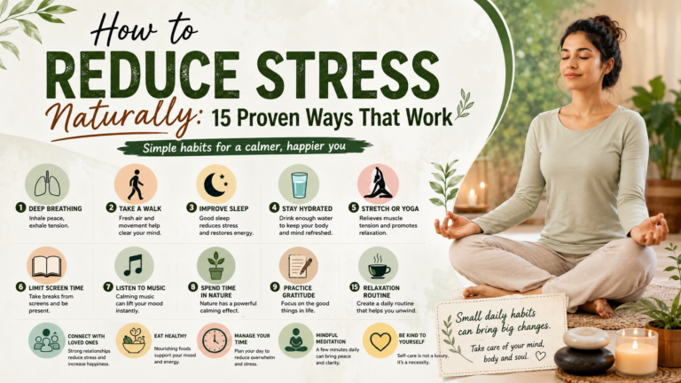 How to Reduce Stress Naturally: 15 Proven Ways That Work